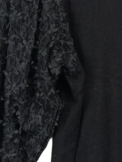 FREE/QUENT Damen Pullover Schwarz Gr. 36/S mit Puffärmeln
