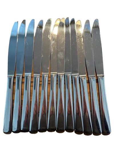 Rösle Besteck Set 12 Teile Edelstahl Modern Silber Essbesteck