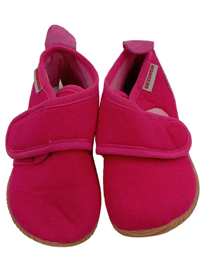 Giesswein Hausschuhe Kinder Gr. 21 Pink Komfortabel Klettverschluss