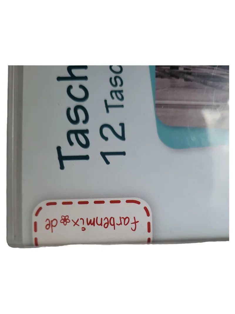 FARBENMIX Taschenspieler II Schnittmuster Nähanleitung 12 Taschen Weiß 2
