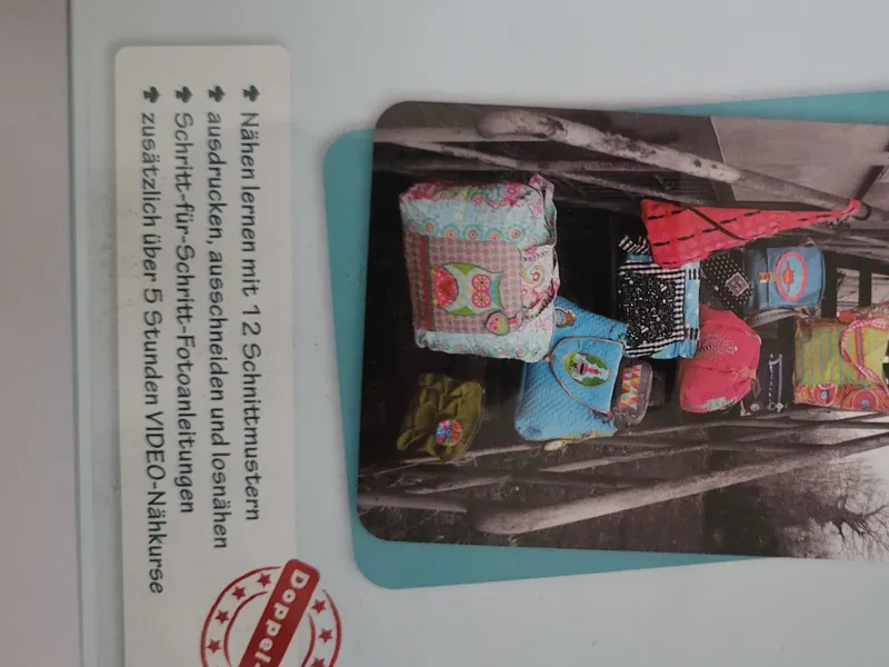 FARBENMIX Taschenspieler II Schnittmuster Nähanleitung 12 Taschen Weiß 4