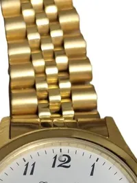 Eichmüller Herren Armbanduhr Quarz Goldfarben Metall Elegant Business 7