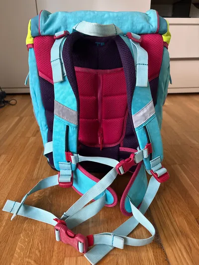 Scout Schulranzen Delfine Kinder Blau Ranzen Höhe 41cm Breite 29cm