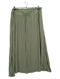 EMERY ROSE Damen Faltenrock Grün 5XL Casual Maxirock Viskose 1