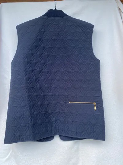 Escada Sport Damen Steppweste Gr. 38/M Blau Casual
