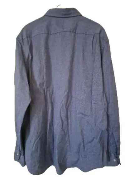 Charles Tyrwhitt Business Hemd Herren XL Slim Fit Blau Baumwolle 3