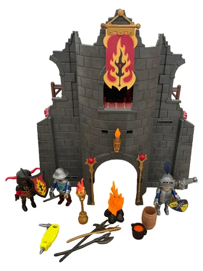 Playmobil Ritterburg Spielfiguren-Set Grau Kinder
