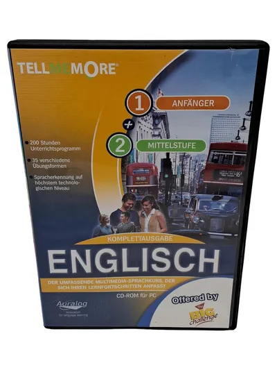 Tell Me More Englisch Komplettausgabe Anfänger + Mittelstufe CD-ROM PC