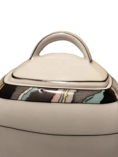 Eschenbach Teekanne Porzellan Modern Weiß 22cm Spülmaschinenfest Elegant