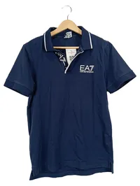 Emporio Armani Herren Poloshirt S Blau Casual Logo-Print 1