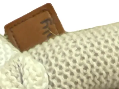 Living Textiles Co. Greifling Fuchs Beige Strick Baumwolle Baby