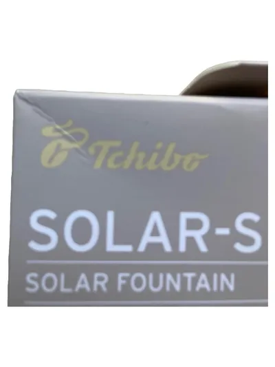 Tchibo 683390 Gartenpumpe Solar Teichpumpe Schwarz Ø 16cm 1W