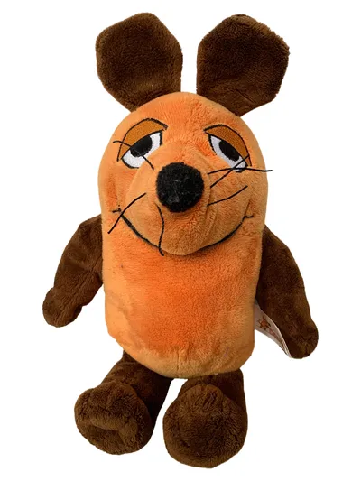 Schmidt Schmusetuch Maus Orange Polyester Kinder Kuscheltier ab 2 Monate