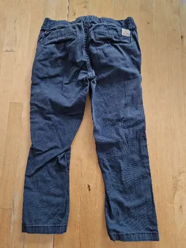 Tommy Hilfiger Stoffhose Kinder Gr. 110 Blau Chino Jungen Hose