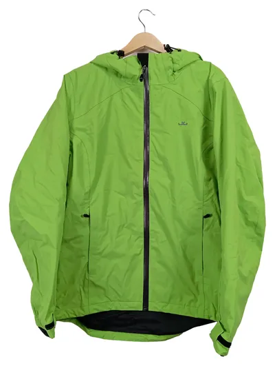 Jeff Green Damen Leichte Jacke Gr. 42/XL Grün Outdoor Kapuze Reißverschluss