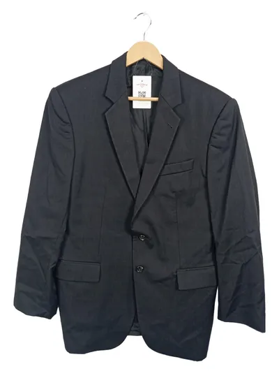 DOLZER Herren Sakko Gr. 50 Grau Wolle Business Anzug Jackett