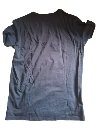 Replay Herren T-Shirt Logo Print Blau Gr. 48/M Casual Baumwolle