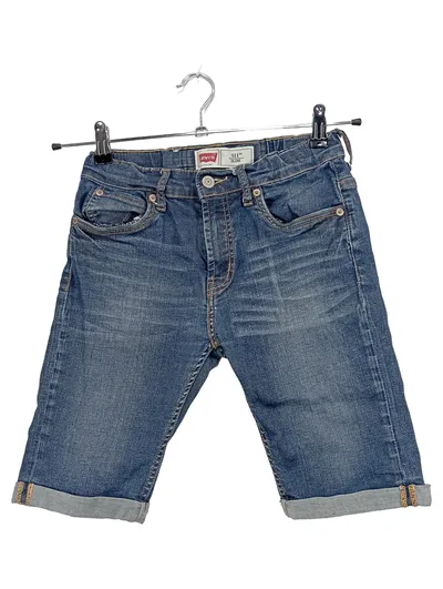 Levi's Kinder Jeans Shorts Gr. 152 Blau Casual 511 Slim Denim Hose