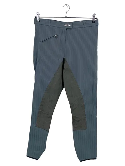 Cavallo Damen Reithose Gr. 44 Blau Gestreift Vollbesatz Sportlich