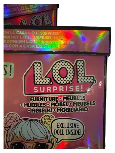 L.O.L. Surprise! Möbel Spielset Serie 2 Puppenhaus Zubehör Pink 9cm