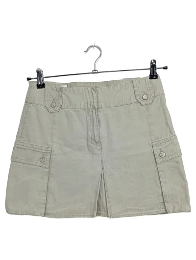 CRAZY WORLD Damen Jeansrock Beige Gr. 34/XS Casual Minirock