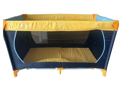 Hauck Dream N Play Reisebett Kinderreisebett Gelb Blau Navy
