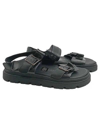 Yourturn Plateausandalen Damen Gr. 38 Schwarz Modern Chunky Sandalen