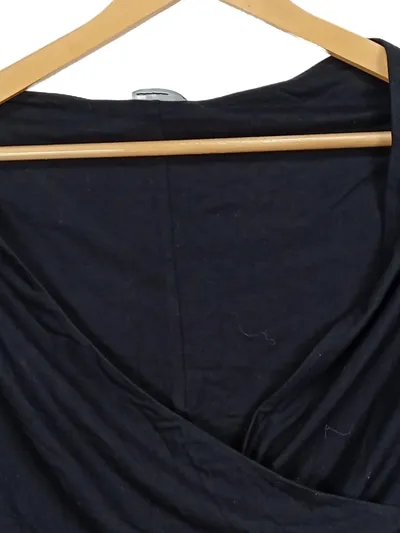 ASOS Design Damen Wickelrock Gr. 40 Schwarz Elegant