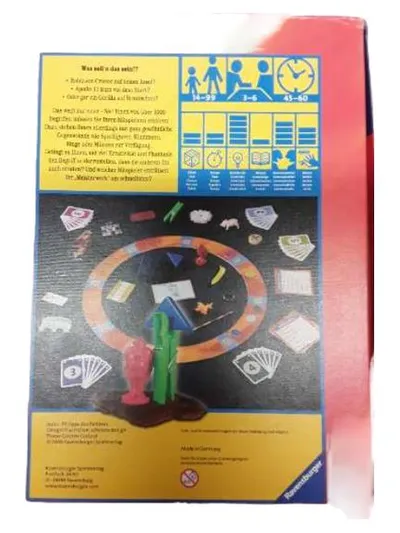 Ravensburger Was'n das? Kommunikationsspiel Brettspiel ab 14 Jahre 3-6 Spieler