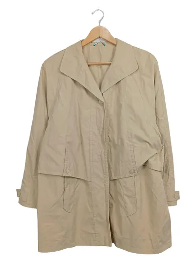 CANDA Damen Leichte Jacke Gr. 42/XL Beige Klassisch Übergangsjacke