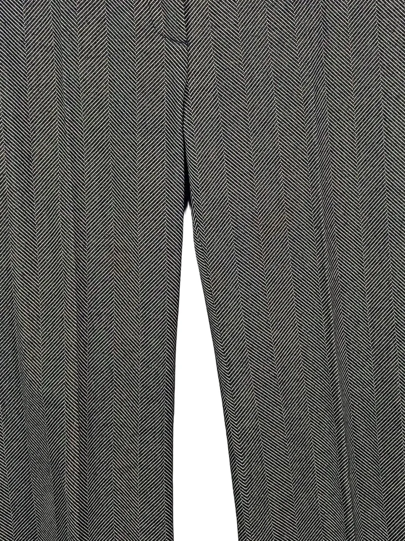 Cinque Damen Anzughose Gr. 38 Grau Business Fischgrätenmuster Elegant 4