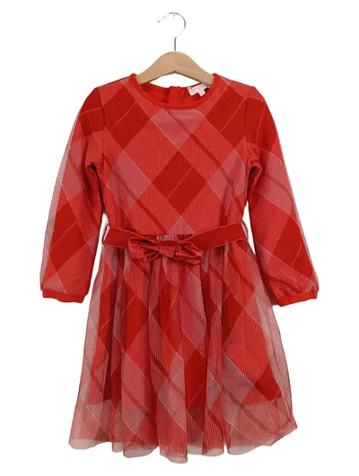 Original Marines Mädchen festliches Kleid Rot Gr. 4-5 lat Charmant
