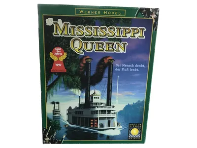 GOLD SIEBER SPIELE Mississippi Queen Werner Hodel Brettspiel Dampfschiff Rennen