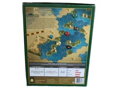 GOLD SIEBER SPIELE Mississippi Queen Werner Hodel Brettspiel Dampfschiff Rennen