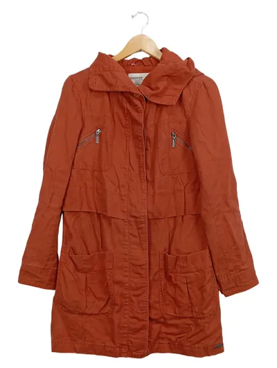 Bonobo Damen Leichte Jacke Gr. 36/S Orange Casual Baumwolle Kapuze
