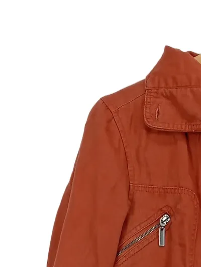 Bonobo Damen Leichte Jacke Gr. 36/S Orange Casual Baumwolle Kapuze