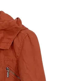 Bonobo Damen Leichte Jacke Gr. 36/S Orange Casual Baumwolle Kapuze 3