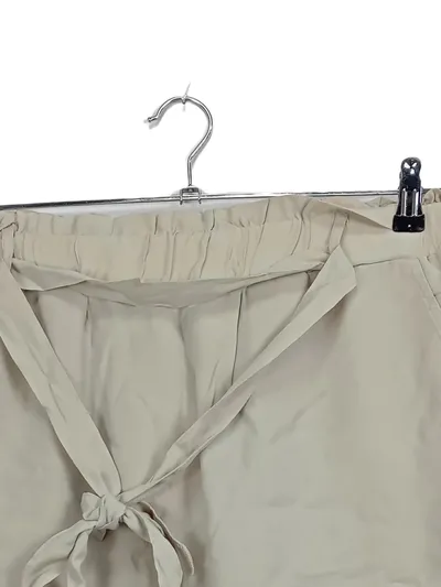 One More Story Damen Wickelrock Gr. 42 XL Beige Casual Midirock
