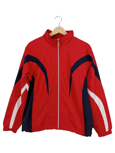 Étirel Damen Trainingsjacke Gr. 40 L Rot Sportlich Polyester