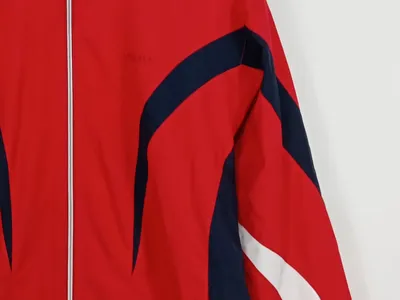 Étirel Damen Trainingsjacke Gr. 40 L Rot Sportlich Polyester