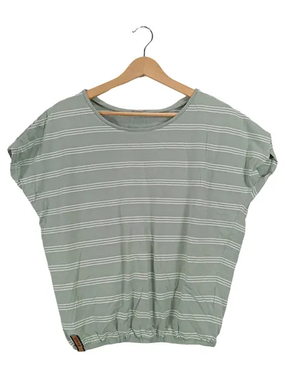 Bench Kinder T-Shirt gestreift Gr. 164 Grün Casual Baumwolle