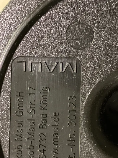 Maul Magnetischer Büroklammerhalter Schwarz;Büroklammern;H6cm;B7,5cm