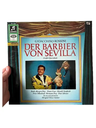 Rossini Der Barbier von Sevilla Vinyl LP Columbia Staatskapelle Berlin Sutner