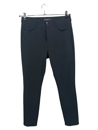 Marc Cain Damen Anzughose Slim Fit Schwarz Größe 3 / 38 Business