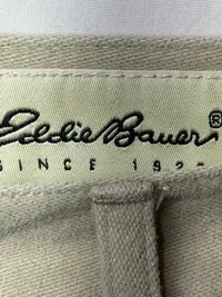 Eddie Bauer Damen Stoffhose Beige W26/34 XS Baumwolle Casual 4