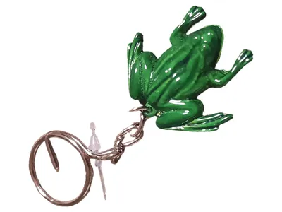 Die Spiegelburg Schlüsselanhänger Frosch Grün Kinder Charmant 4cm