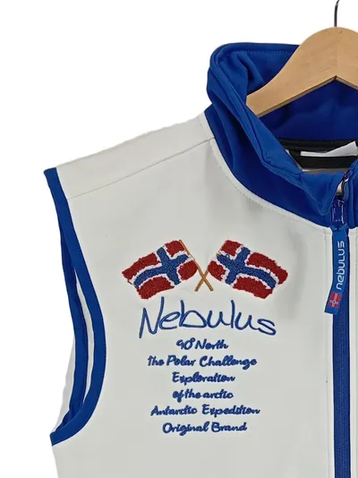 Nebulus Herren Funktionsweste XL Weiß Sportlich Outdoor Reißverschluss
