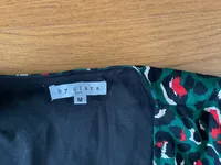 By Clara Damen Freizeitkleid M 38 Grün Animal-Print Leopardenmuster 4