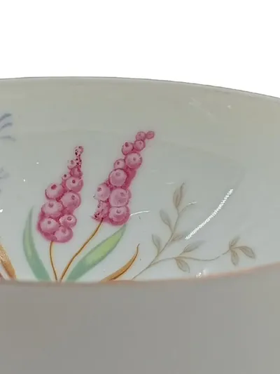 Eschenbach Bavaria Germany Kaffeetasse Porzellan Blumendekor Vintage Weiß