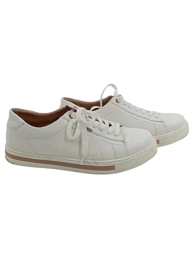 Lasocki Damen Sneaker low Leder Weiß Gr. 41 Casual Freizeitschuh
